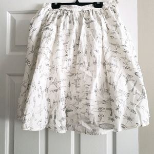 Modcloth Airplane Skirt